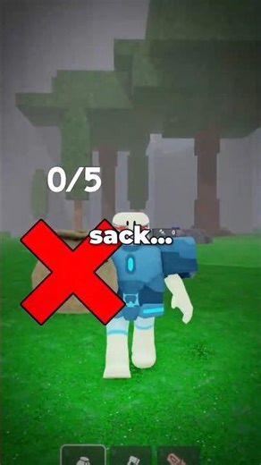 99 Nights In The Forest But I Can't Use the Sack...