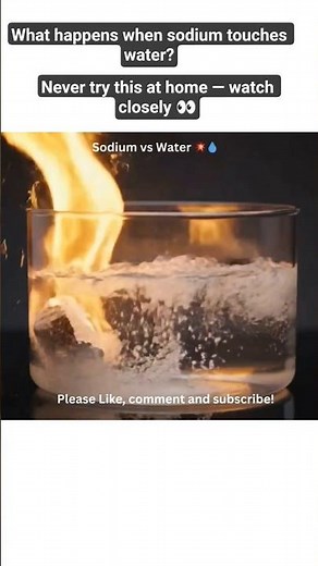Sodium + Water = EXPLOSION 💥 | Crazy Chemistry Reaction