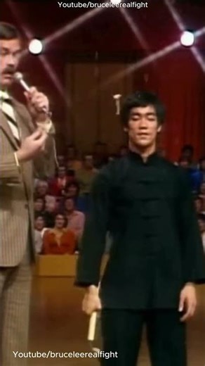 Bruce Lee SMASHES 4 Light Bulbs With Nunchaku 😱