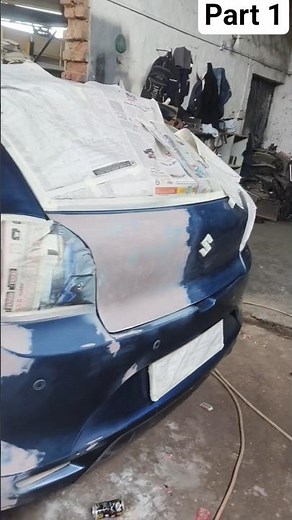 Maruti Suzuki nexa denting painting process video part 1