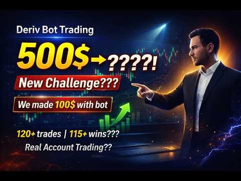 AI Started a $500 Trading Challenge… Can My Deriv Bot Reach $2500 Faster Than Expected?