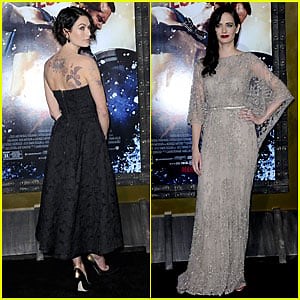 Lena Headey Bares Sexy Tattoos at '300: Rise Of An Empire' Premiere with Eva Green!