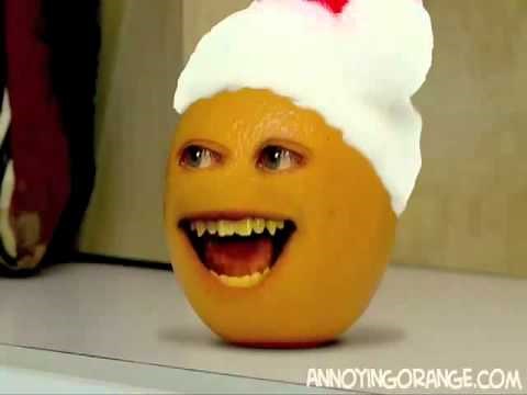 Annoying Orange Death-Santa Claus Attack-Gingerbread Man