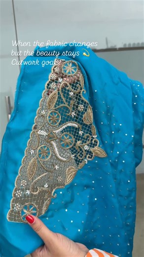 SARA Studio | Switched the fabric — stayed stunning. Cutwork dreams stitched right.” Owner @saniyagill__ @kk_bajwa_kaur | Instagram