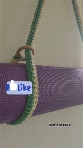 Macrame yoga mat tutorial #macrame #diy ‪@macrameknotslata‬