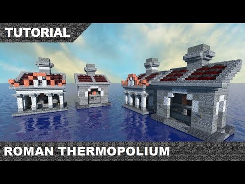 Minecraft Roman Thermopolium Tutorial & Download