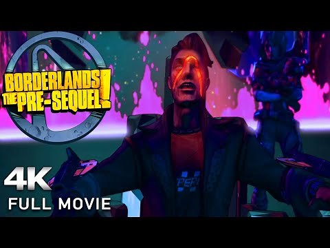 BORDERLANDS THE PRE-SEQUEL! All Cutscenes (Full Game Movie) 4K 60FPS Ultra HD