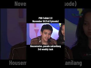 DAY:23 PBB COLLAB 2.0 (FULL EPISODES) PBB November 16