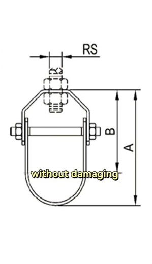 Clevis Clamp | Quick Installation | Anti-Slip & Shockproof | Fits Pipes
