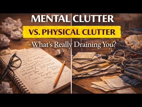Mental Clutter vs Physical Clutter: Why You Still Feel Overwhelmed