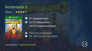 Borderlands 3 Achievements
