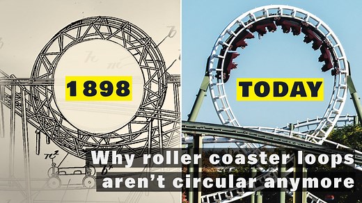 Roller coasters with perfectly circular loops aren't a thing anymore. Here's why: | Vox