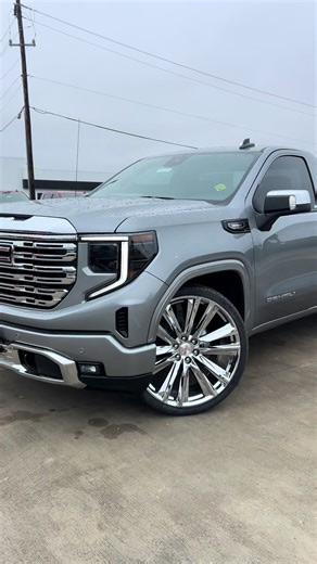 🚨 STOP SCROLLING 🚨 This is NOT your average truck… Fully custom 2026 GMC Sierra built to break necks 😮‍🔥 Sitting on 26” wheels with a clean 2/5 drop — stance on POINT Wrapped in the full Denali appearance package for that luxury flex 💎 Low, wide, aggressive, and dripping in sauce This truck turns parking lots into car shows and red lights into conversations 😤 If you know trucks, you know this one DIFFERENT Serious buyers only — send me a buyer before it’s gone 💰👀 #fyp #houston #texas #gm