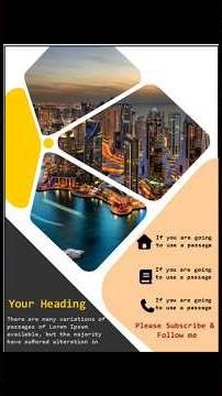 How to Create Corporate Flyer Design Template Using Coreldraw #trending #shortsfeed #viral #shorts