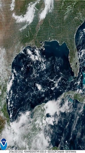 Gulf Of America Sep 19 2025 Weather Timelapse #weathertoday