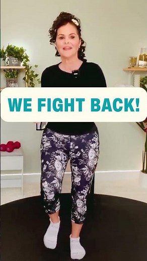 The Safest Standing Workout for Osteoporosis 🦴 #BoneDensityWorkout #MenopauseWorkout #womenover50