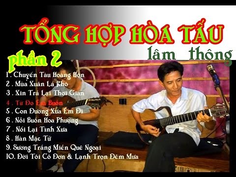 Hoà Tấu Guitar Không Lời | Guitar Lâm Thông - f2 | Nhạc Vàng BOLERO , Slow ; RumBa không lời