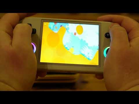Anbernic RG40XX H + LocoRoco - Gameplay PSP