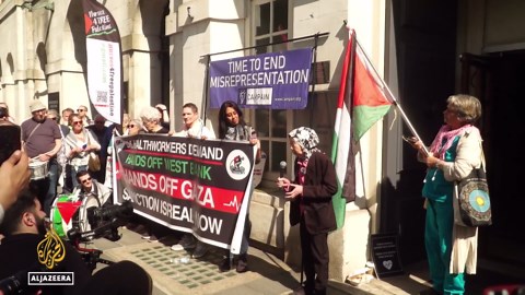 British Medical Association cancels Gaza speech, sparking protests