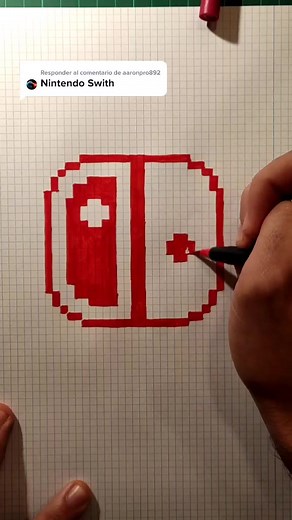 Cómo hacer un mando de Nintendo Switch en pixels | Tutorial de pixelart