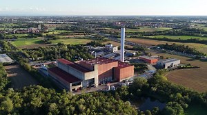 Waste Incineration Plant Facility Waste to Energy Plant Industrial Installation Green Energy Milan