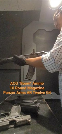 Best Ammo for Panzer Arms AR12 G4 10 Round Magazine #firearmtraining #pewpewlife #shotgun