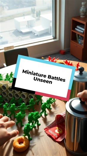 Miniature Battles Unseen... #TinyWars #EverydayAdventures