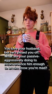 Your turn! 😆 Hit me with the most passive aggressive micro actions you take when you've got the rage. Petty?! YES. Satisfying?! ABSOBLOODYLUTELY #marriage #couples #couplesgoals #petty | Victoria Emes