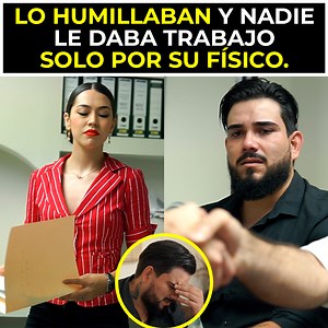 3.1M views · 48K reactions | Sólo por su físico nadie lo quería contratar porque daba mala imagen. | Dramify | Facebook