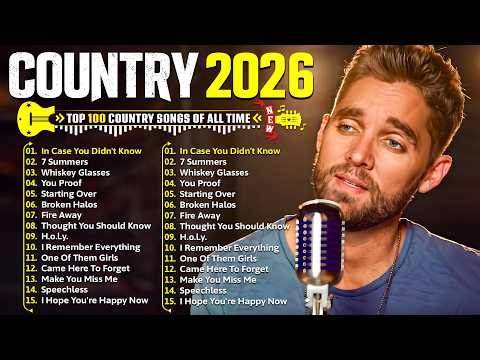 Top 100 Country Music Mix 2026 🎶 Brett Young, Luke Combs, Chris Stapleton, Kane Brown, Luke Bryan,