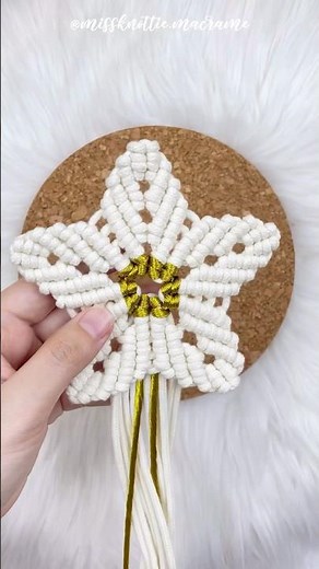 Macrame Christmas Star Tutorial 🌟