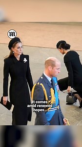 Kate and Meghan putting reuniting in tribute to the Queen! | Daily Mail Video