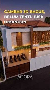 Gambar 3d Bagus, Belum Tentu Bisa Dibangun - #desainrumah #jasaarsitek