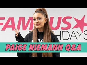 Paige Niemann Q&A (2019)