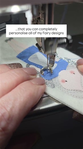 How would your Fairy look? #freemotion #appliqué