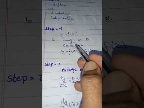 Rate of change / constant function rule /Power function rule/sum difference rules