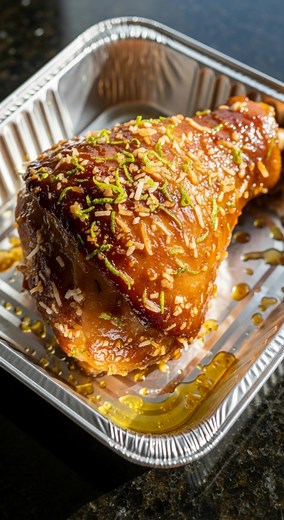 🥥🍋 ¡Pierna de Cerdo con Coco y Limón: Un Viaje Tropical en Cada Bocado! 🌴🇲🇽 Imagina la brisa del Caribe, el sol en la piel… y una pierna de cerdo jugosa, marinada en leche de coco cremosa y el brillo ácido del limón mexicano. Con un toque de azúcar morena y un susurro de curry, esta receta es puro verano en tu mesa. ¡Ideal para fiestas, domingos o cuando el alma pide un escape tropical! Ingredientes: 1 pierna de cerdo entera (5 kg) 1 taza de leche de coco natural (sin azúcar añadida) Zumo f