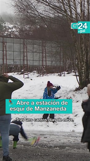 G24noticias on Instagram: "⛷️ MANZANEDA Abre a estación de esquí con 16 pistas operativas Toda a información, en G24.gal e G24play.gal #Galicia #noticias #galego Volveu nevar en Ourense e Lugo esta noite por riba dos 600 metros de altitude. A primeira hora da mañá, Tráfico mantiña varias estradas da en nivel verde por presenza de neve pero o traballo das quitaneves e a choiva mantiveron as vías limpas. A neve caída esta noite callou por momentos na autovía das Rías Baixas e na Nacional 525 dende