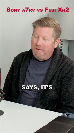 The One With Two Photographers on Instagram: "Apparently size does matter #sonya7rv #fujifilmxh2 #mirrorlesscamera"