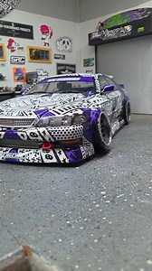 Fully painted-no stickers Sideways rc accessories Mission Models US rc paint Yokomo Toyota jzx body #DriftInStyle #yokomo #rcdrifting #sendit #toyotajzx | SRC Sideways RC