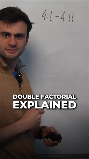 Double factorial explained