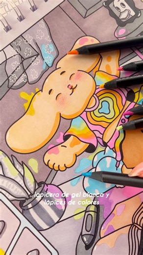 Mar Bunny | Libros de Colorear | 🌈🩶 un poco de alegría entre tanta oscuridad! Sé que muchos de ustedes están acercándose al mundo del coloreo, y se encuentran con que un... | Instagram