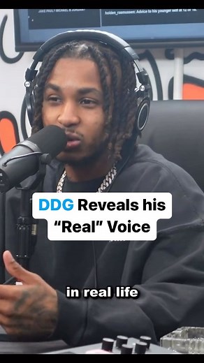 Rap News 💿 | DDG reveals his “Real” voice 👀😂 Follow us @Records for more!! | Instagram