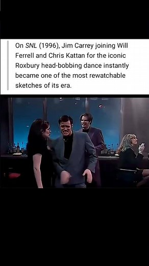 Jim Carrey joined Will and Chris for the iconic head-bobbing Roxbury dance.