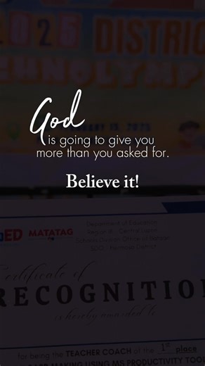 #CapCut Thank You Lord... 1st Place Technolympics Invitation Card Making