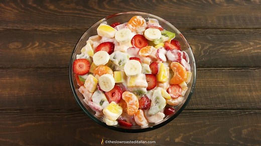 30M views · 24K shares | Hawaiian Cheesecake Salad is the fruit salad of your dreams with a rich and creamy cheesecake filling and scrumptious tropical fruit. https://www.theslowroasteditalian.com/2017/04/hawaiian-cheesecake-salad.html <3 | The Slow Roasted Italian | Facebook
