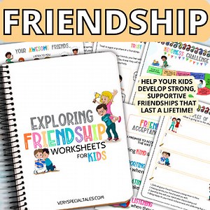Friendship Worksheets for Kids | SEL Activities Friendship Skills | Elementary
