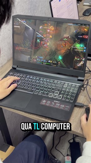 Anh em qua TL Computer mua máy đều được test tất cả các tựa game thoải mái nha AE #fyp #xuhuong #laptopgaming #laptopgiare