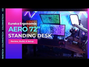 Eureka Ergonomic Aero 72" Standing Desk Review, Build, & Setup