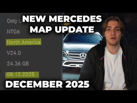 Mercedes-Benz released a BRAND NEW map navigation for North Americans! (MBUX NTG6)